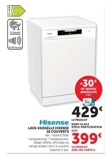 Hisense Lave-vaisselle