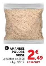 AMANDES POUDRE GRISE
