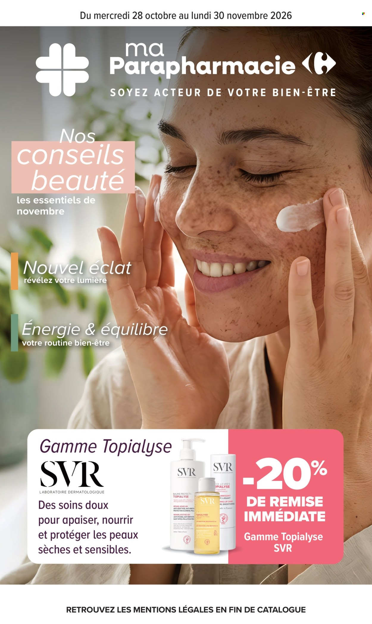 Catalogue Carrefour Hypermarchés - 28.10.2026 - 30.11.2026. Page 1