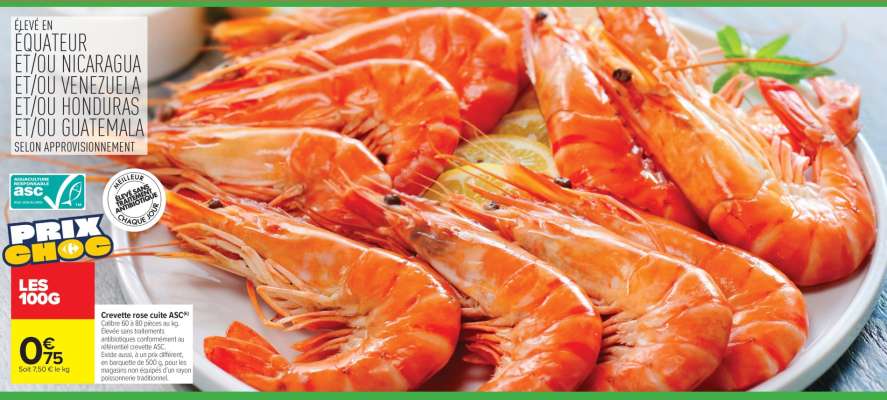 Crevettes ASC