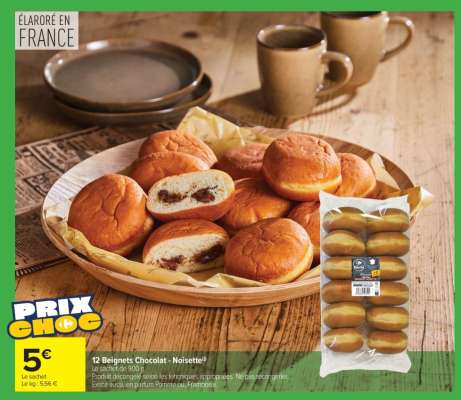 12 BEIGNETS CHOCOLAT-NOISETTE