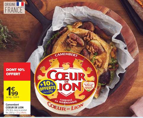 Camembert Coeur De Lion