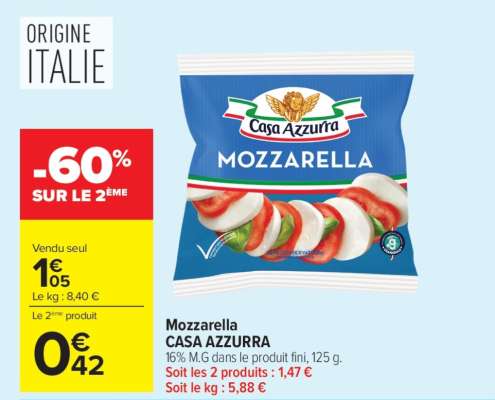 Mozzarella Casa Azzurra