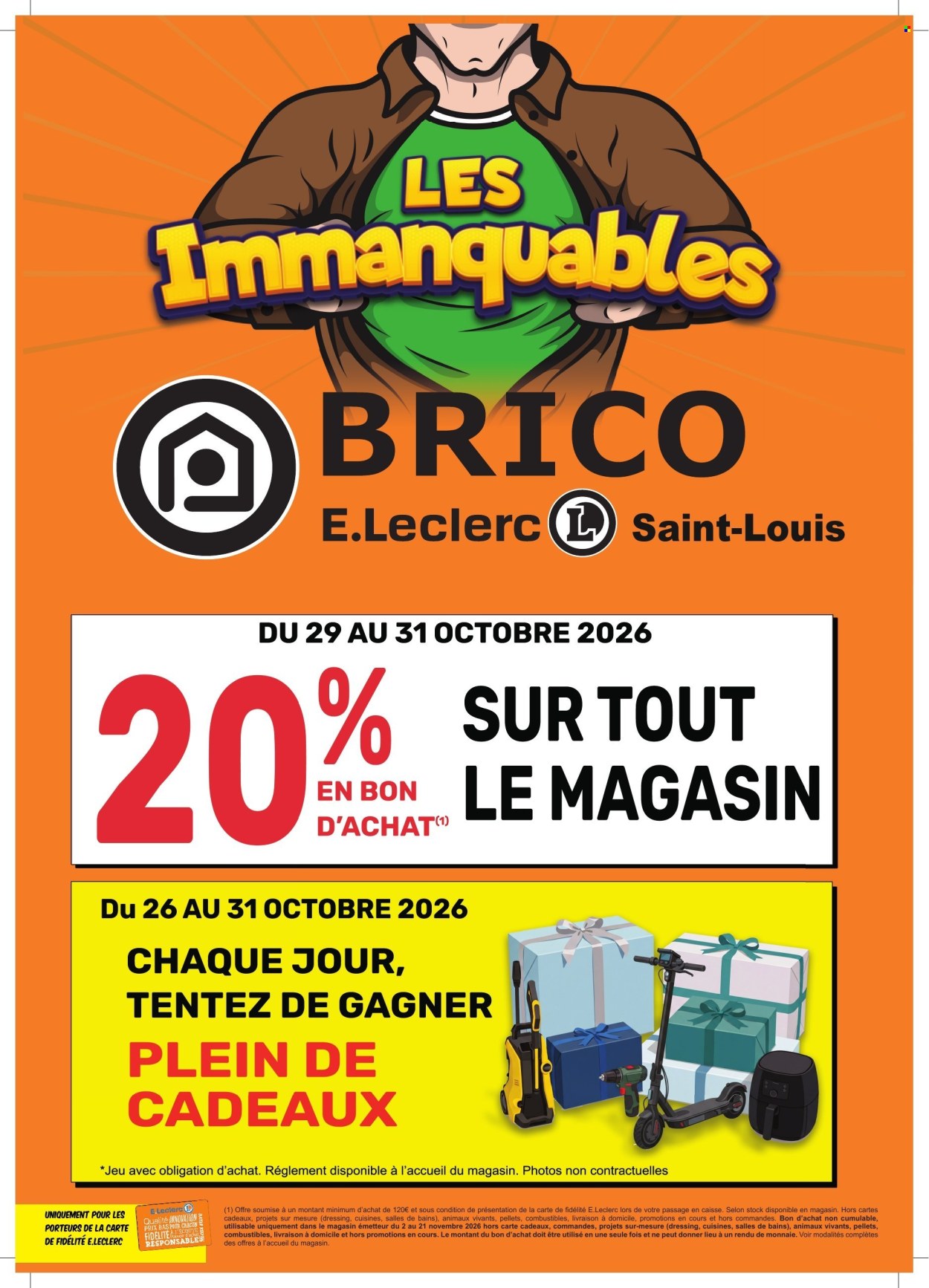 Catalogue E.Leclerc - 26.10.2026 - 31.10.2026. Page 1