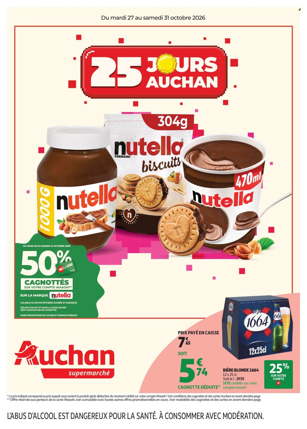 Catalogue Auchan - 27.10.2026 - 31.10.2026. Page 1