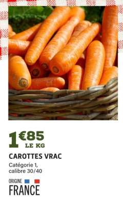 CAROTTES VRAC