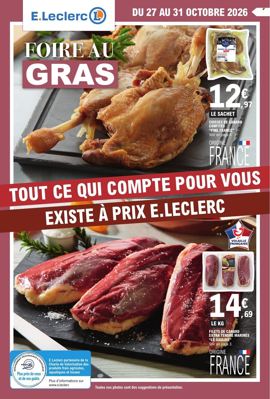 Catalogue E.Leclerc - 27.10.2026 - 31.10.2026. Page 1