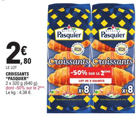 Croissants PASQUIER