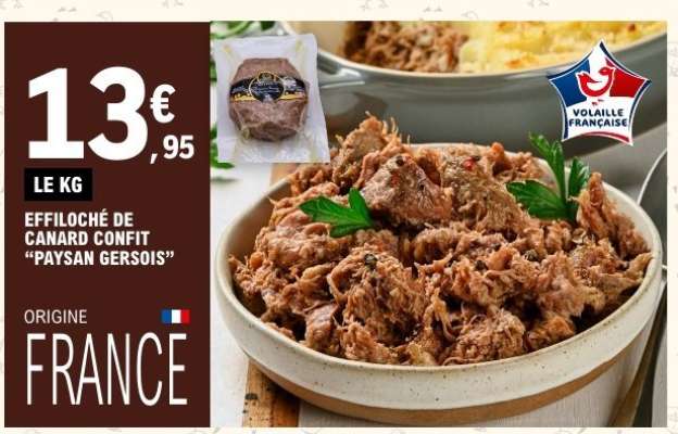 Effiloché de Canard Confit 'Paysan Gersois'